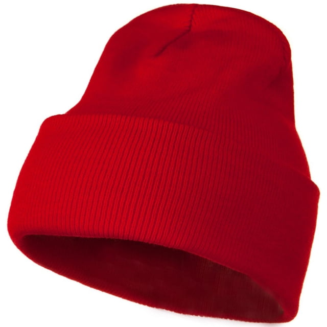 Gorro Mega de punto, 30 cm, rojo, para todos los tamaños