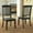 ANTIQUE BLACK, variant on Weston Home Farmhouse Slat Back Wood Dining Side Chairs, Antique Denim (Set of 2)