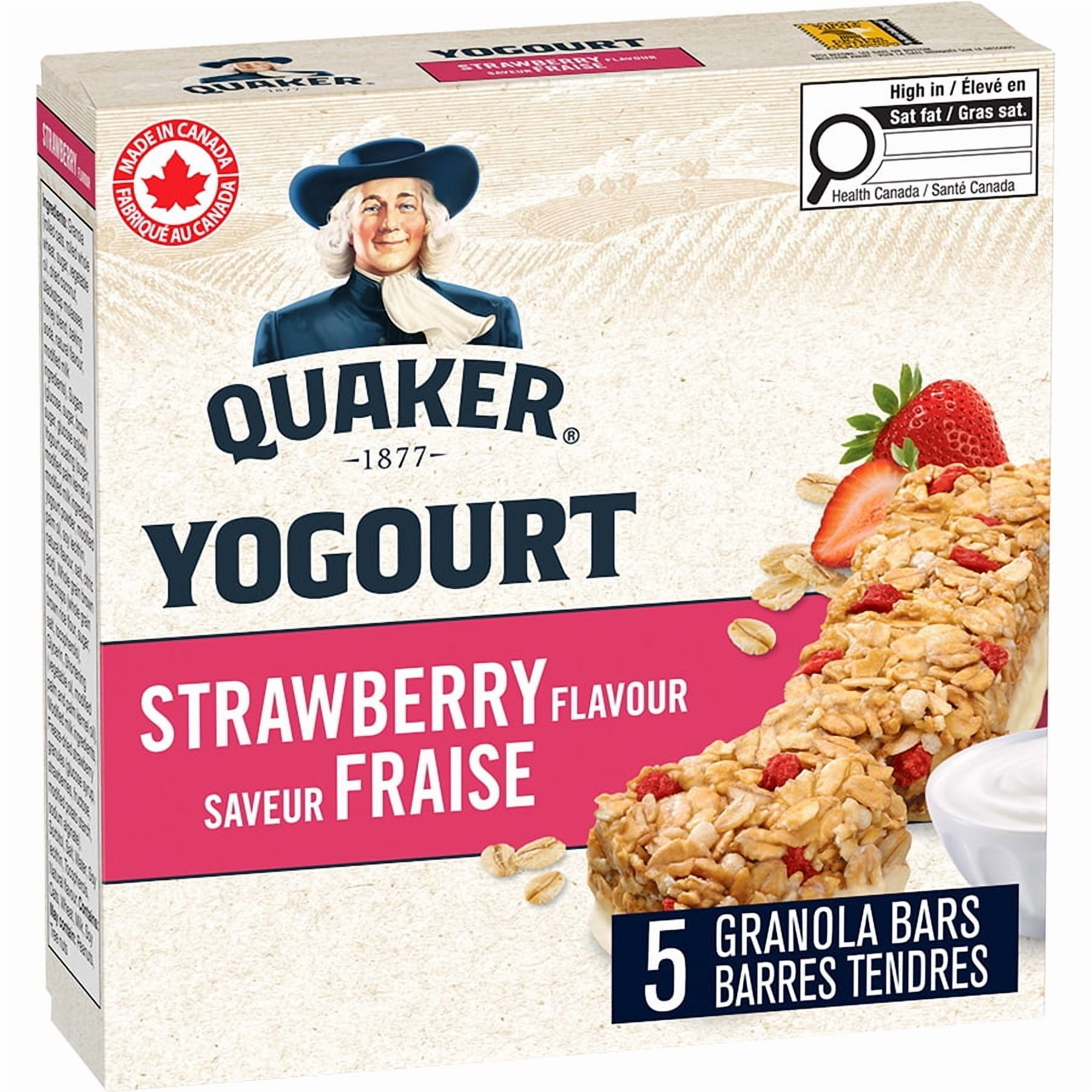Quaker Yogurt Strawberry Granola Bars