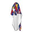 thumbnail image 2 of America Venezuelan Flag Barber Cape 66"x55" Salon Hair Cutting Haircut Cape Color Capes Stylist HairdresserApron, 2 of 7