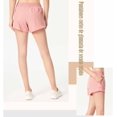 thumbnail image 4 of Shorts Mujer Deportivos 2 In 1 Paquete de 2 Pantalones Cortos Jogging de Secado Rosa Skort Tiro Medio para Correr Mujeres, 4 of 5