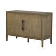 thumbnail image 6 of Harper & Bright Designs Farmhouse Sideboard Cabinet with Storage, Wood Buffet Cabinet with 3-Tier Shelves and Adjustable Feet, Espresso, 6 of 11