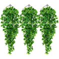thumbnail image 1 of 3pcs Artificial Hanging Plants For Wall Indoor Outdoor Decoration (no Baskets), 1 of 5