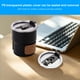 thumbnail image 4 of Vaso de acero inoxidable para camping de 300 ml con funda y tapa de madera | Termo de grado alimenticio 304 para café, bebidas frías y cerveza | Imprescindibles para actividades al aire libre,, 4 of 9