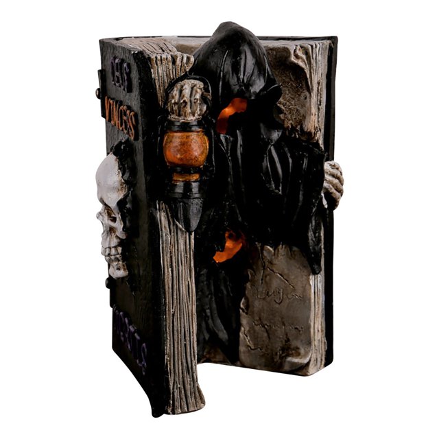 COM1950s Halloween Decorations Outdoor, Halloween Decorations Indoor, Ghost Book Model Ornament Home Halloween Skull Fake Book Horror Party Decoration Props, Halloween Party Decorations