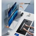 thumbnail image 3 of Single LCD Computer Monitor Standing Desk Stand Riser for to Screen with Swivel Height Adjustable Rotation Holds One () Screen up to Lbs(HTW), 3 of 8
