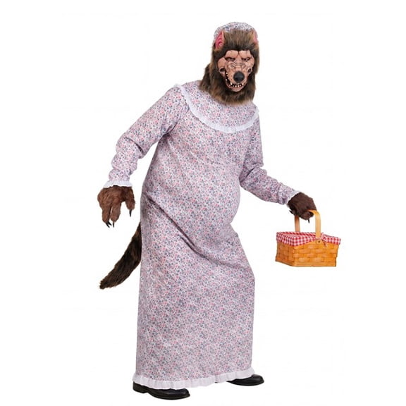Men's Granny Wolf Costume | Storybook Costumes