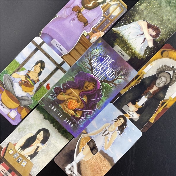 Cartas de Tarot, adivinación del destino, oráculo, juego de mesa para niños y mujeres qym unisex