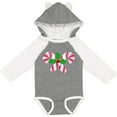 thumbnail image 3 of Inktastic Candy Canes and Holly Christmas Boys or Girls Long Sleeve Baby Bodysuit, 3 of 5