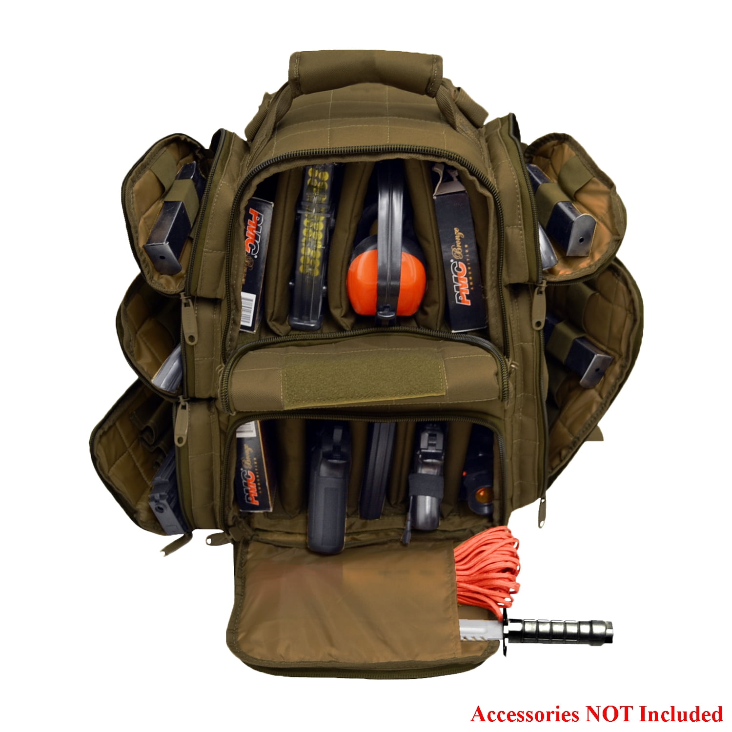 Explorer Tactical Rangemaster Gun Range Bag Backpack Deluxe Tactical Divider Gear Bag