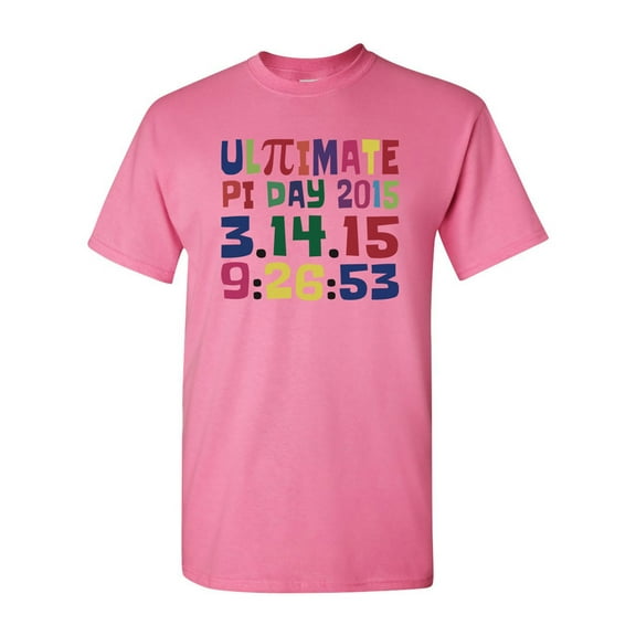 Ultimate Pi Day 3.14 Color Up Adult DT T-Shirt Tee