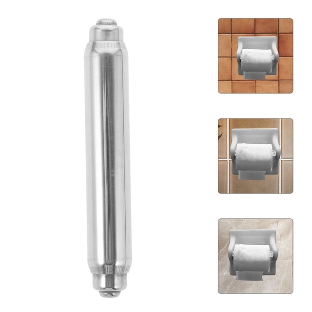 unbranded 2Ud Repuesto Para Papel Higiénico Acero Inoxidable Extensible Y Retráctil Para Hogar