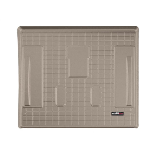 Weathertech Cargo Area Liner 41306 Direct Fit; Raised Edges; Tan; Thermoplastic Elastomer TPE Injection Molded Material; Non-Skid; To Back Of 2nd Row