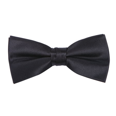 Men's Bow Tie Premium Pre-Tied Bowtie Adjustable Fashion Tuxedo Accessory (Best Bow Tie For Black Suit)