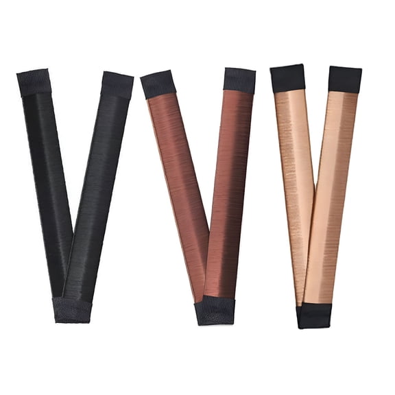 TUWAFE 2026 New 3Pcs Hair Bun Maker Hair Curler Deft Bun Twister Shaper Long Hair Easy Fast Snap Roll Tool Lazy Women Girl Hair Styling Accessories for Home,Travel,Party,Daily Use