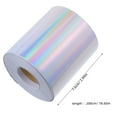 thumbnail image 4 of AURARMLET Holographic Bulletin Board Borders Silver Paper Self-Adhesive Trim for Decor, 4 of 7