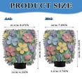 thumbnail image 3 of Microfiber Car Wash Gloves With Chenille & Polyester Terry Scratch-Free Cleaning Elastic Cuffs Spring Florals, 3 of 8