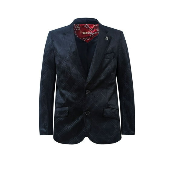 Elie Balleh Boy's Black Blazer Jacket Sport Coat