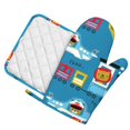 thumbnail image 2 of Kll Transportations With Cute Animals Oven Gloves And Pot Holders Grill Gloves - Oven Gloves And Pot Holders, Non-Slip Cooking Gloves With Recycled Pads, 2 of 9