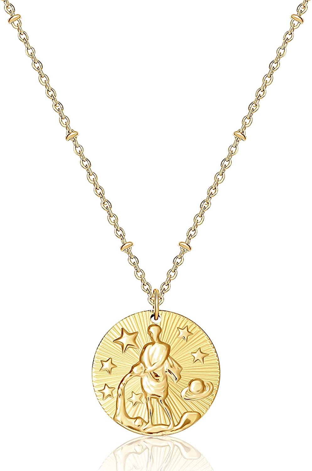14K Gold Plated Zodiac Necklace for 