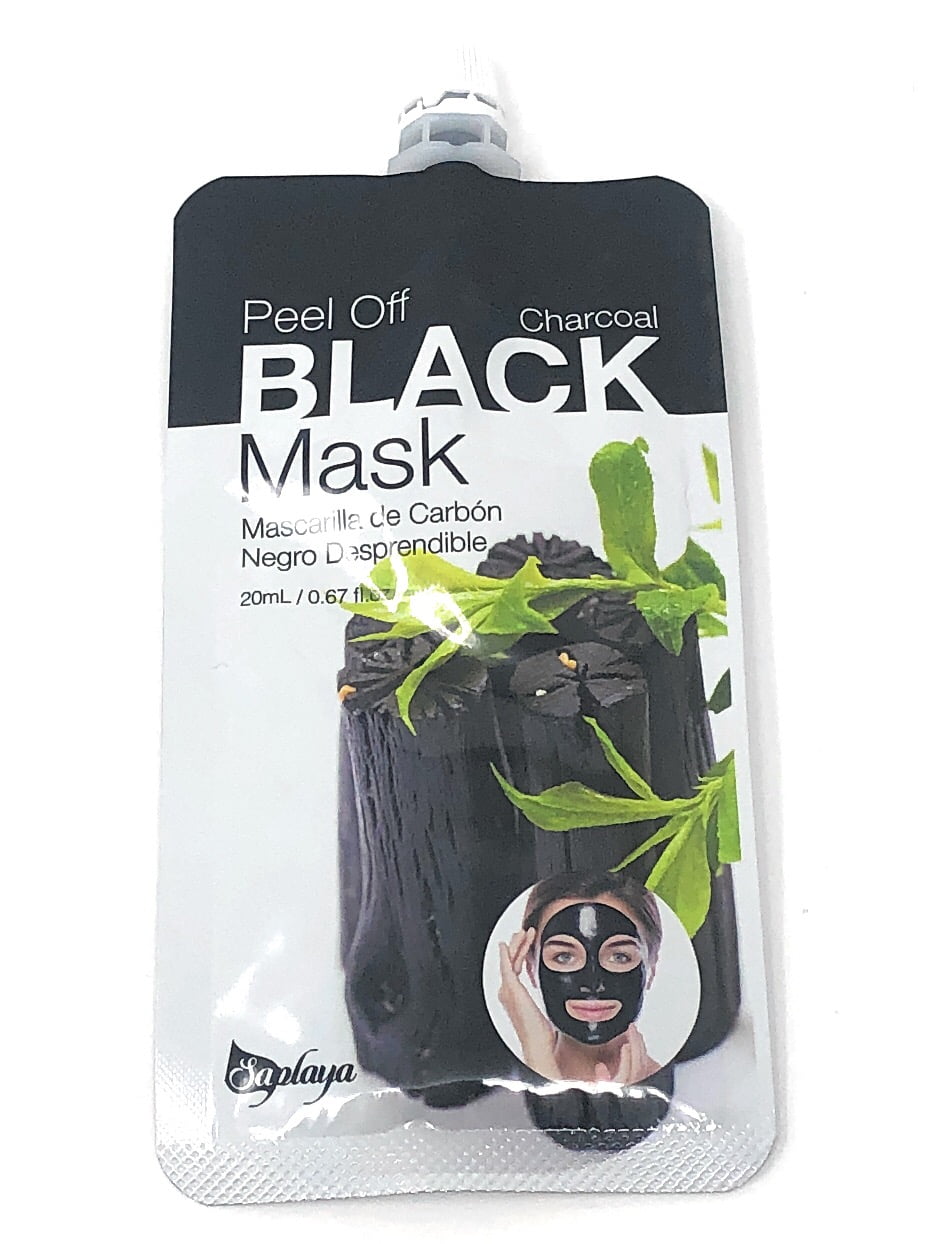 PEEL OFF Charcoal BLACK MASK Detox Exfoliate Premium Black Cream