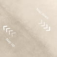 thumbnail image 3 of XWZO Velvet Curtains 84 Inches Long - Luxury Room Darkening Soundproof Grommet Window Curtain Panels for Bedroom/Wedding/Patio Door with Tiebacks, Beige, W52 x L84, Set of 2, 3 of 5