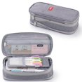 thumbnail image 1 of 1-pack pencil holder, pencil case for girls, pencil case for teenagers, large capacity pencil case, 1 of 1