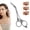 Grey, variant on Professional Eyebrow Grooming Tool, Assorted Colors, 14*5, 1 Piece - Eyebrow Trimmer Scissor with Comb Eyebrow Scissors for Women Stainless Precision Eyebrow Cutter Removal Makeup Makeup Organizers