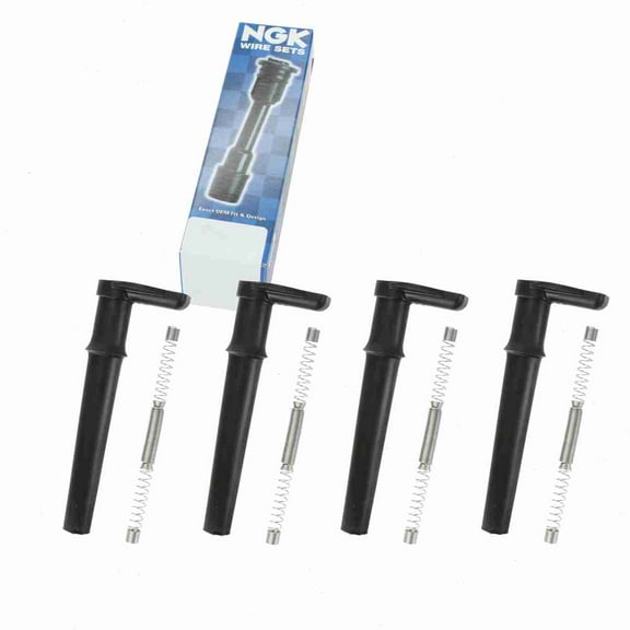 4 pc NGK 58908 Ignition Coil Boots for 02529 128042 2529 35-7013 36-2017 50034 50034-1 671-8155 702420 727420 SPB109 SPP46 SPP46E Direct Spark Plug Wire