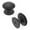 Matte Black, variant on Hickory Hardware Williamsburg Transitional Round Cabinet Knob 1-1/4 in. D 1 in. Stainless Steel 1 pk
