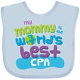 thumbnail image 3 of Inktastic Cpa Mom Quote Boys or Girls Baby Bib, 3 of 4