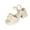 White, variant on Womans Sandles Women Fashionable Casual Style Comfortable Toe Thick Heel Waterproof Straight Buckle With High Heels Sandals,White,38