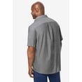 thumbnail image 2 of KingSize Men's Big & Tall Short-Sleeve Wrinkle-Free Everyday Oxford, 2 of 6