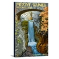 thumbnail image 1 of Mount Rainier National Park - Christine Falls - Lantern Press Poster (12x18 Gallery Wrapped Stretched Canvas), 1 of 1