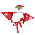 thumbnail image 1 of Diadema navideña para disfraz navideño Perro Gato Mascota Papá Noel S JAMW Sencillez, 1 of 5