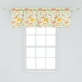 thumbnail image 2 of Ambesonne Savannah Window Valance, Happy Animals Pastel Tones, 54" X 18", Multicolor, 2 of 3