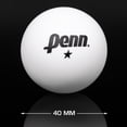thumbnail image 3 of Pelotas de Ping Pong Penn 1 estrella blancas de 40 mm (Caja de 36), 3 of 6