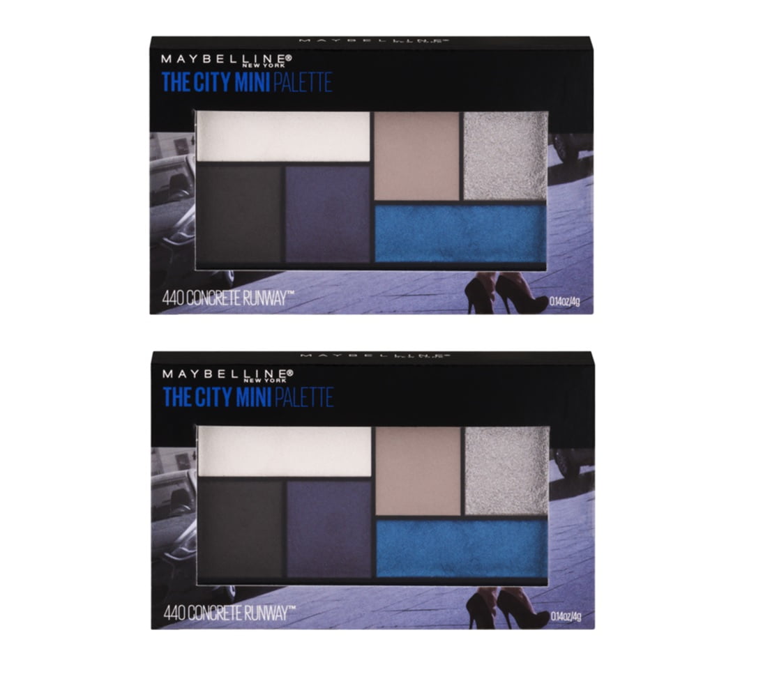 Maybelline The City Mini Eyeshadow Palette in Concrete Runway 440, Pack of 2
