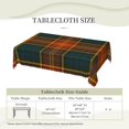 thumbnail image 6 of Rectangle Table Cloth, County Roscommon Irish Tartan Resistant Washable Tablecloth Decorative Table Cover for Dining, Indoor and Outdoor, 6 of 6