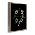 thumbnail image 2 of Stupell Industries Coastal Leaves & Wildflowers on Black Brown Floating Frame Canvas Art, 25 x 25, by Beth Adoette, 2 of 8