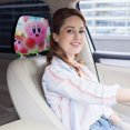 thumbnail image 7 of Kirby Animal Cartoon Car Headrest Cover Decor Vehicles Seat Pillow Cover Protector Accessories Auto Front/Rear Seats Head Rest Cover Universal Fit Most Cars Sedan SUV Van, 7 of 7