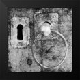 thumbnail image 2 of Lewis, Sheldon 12x12 Black Modern Framed Museum Art Print Titled - Closed Door 3, 2 of 5