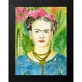 thumbnail image 2 of Wang, Melissa 12x14 Black Modern Framed Museum Art Print Titled - Frida Kahlo II, 2 of 5