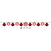 Ladybug Fancy Circle Ribbon Banner with Stickers, Pack of 2