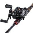 thumbnail image 4 of Sougayilang UL Power 6.5ft Casting Fishing Rod & Reel Combo, 2-Piece Rod, 4 of 5