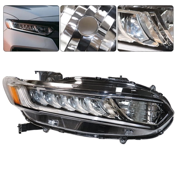 Halogen LED Head Lamp Headlight 33100TVAA01 Fits for 2018 2019 2020 2021 Honda Accord Right Passenger Side