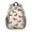 Dachshund Beige Pattern, variant on Dog Paw Print White Pattern Backpack for School, Cute School Bag with Adjustable Shoulder Straps and Padded Back, 15"x11.42"x5.5"