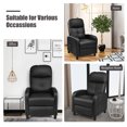 thumbnail image 4 of Costway Massage Fauteuil Inclinable en Cuir Canapé Simple Home Cinéma Sièges avec Contrôle à Distance, 4 of 10