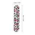 thumbnail image 4 of Unique Bargains 30 Pcs Mini Straight Sponge Nail Files Rose Red Black, 4 of 6