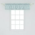 thumbnail image 2 of Ambesonne Pastel Valance Pack of 2, Bubbles Muted Tone, 54"X12", Cadet Blue Blush, 2 of 2